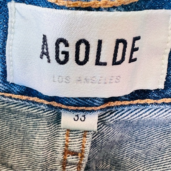 AGOLDE COOPER WIDE LEG CARGO JEANS SIZE 33 NWT Retail $285 - Picture 4 of 11